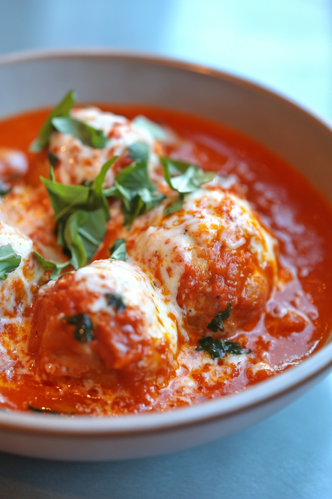 Chicken Parmesan Meatballs