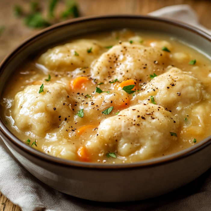 Old-Fashioned Chicken and Dumplings