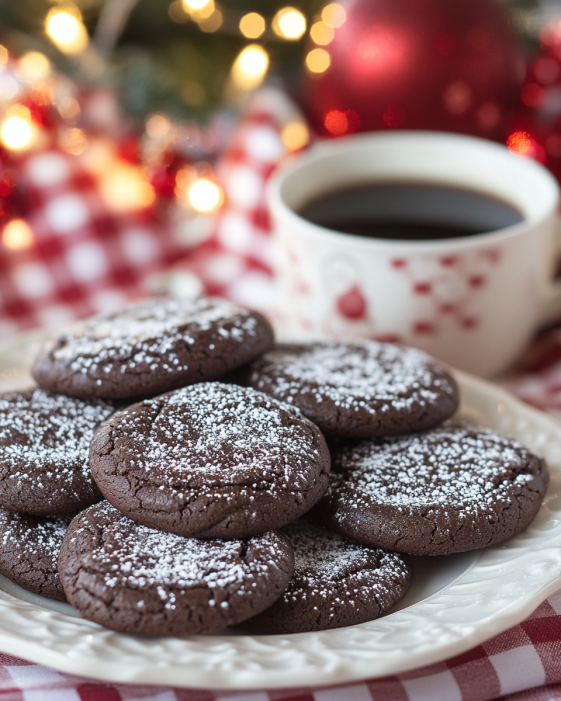 Soft Chocolate Sugar Cookies
