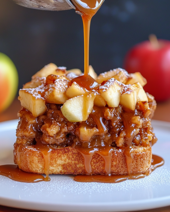 Overnight Apple French Toast Bake