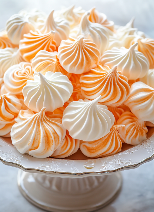 Orange Meringue Cookies