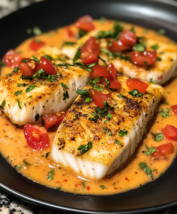 Red Snapper with Creamy Creole Sauce