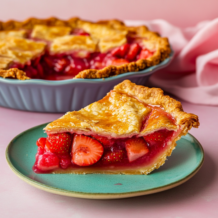 Classic Strawberry Rhubarb Pie