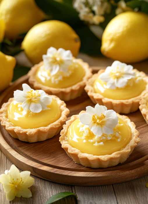 Easter Lemon Curd Tartlets