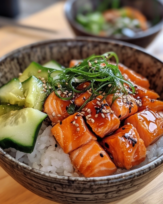 Salmon Rice Bowl: A Vibrant and Satisfying Delight
