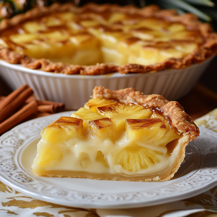 Fluffy Easter Pineapple Pie