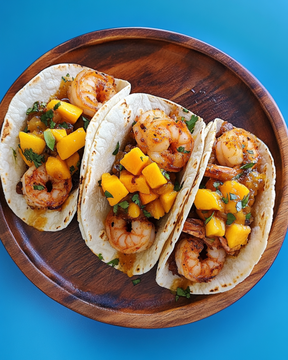 Shrimp Mango Tacos– Savory Healthy Summer Dinner Recipe