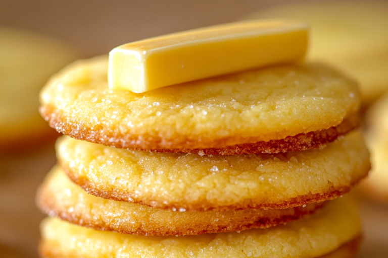 Golden Honey-Butter Cornbread Cookies