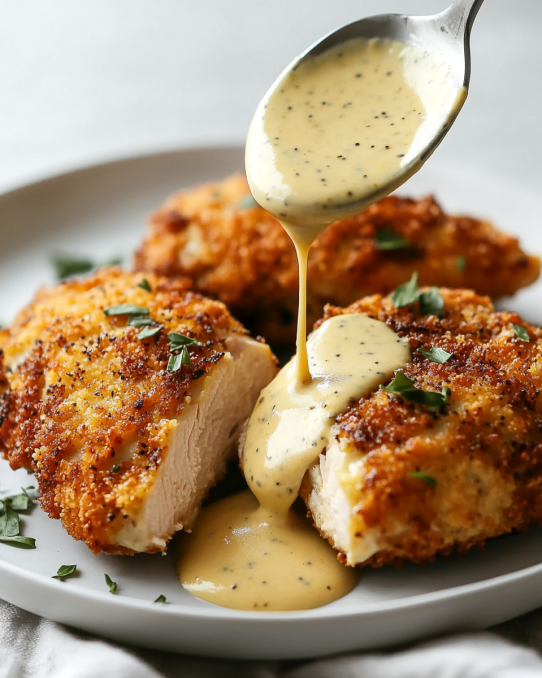 Parmesan Crusted Chicken with Basil Aioli