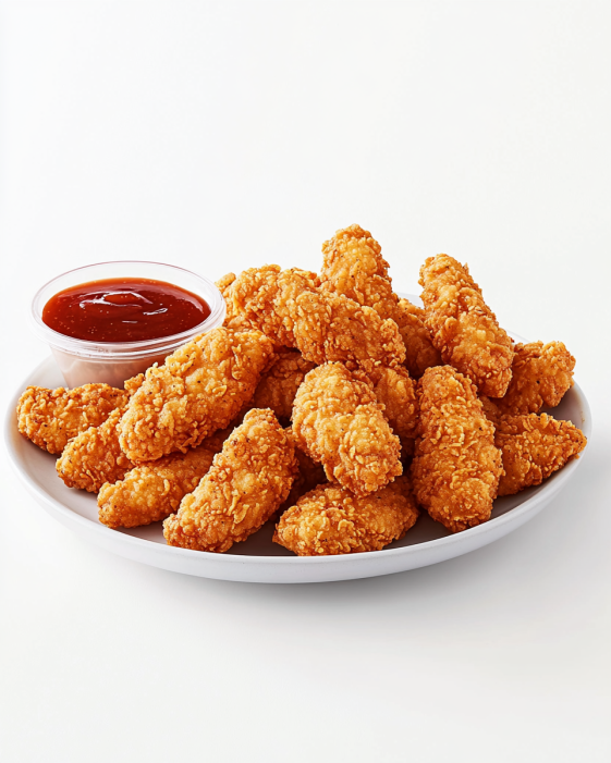 Hot Honey Chicken Strips That Go Crunch