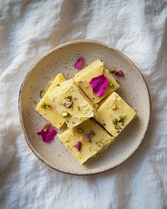 Rich Saffron Kulfi Bars