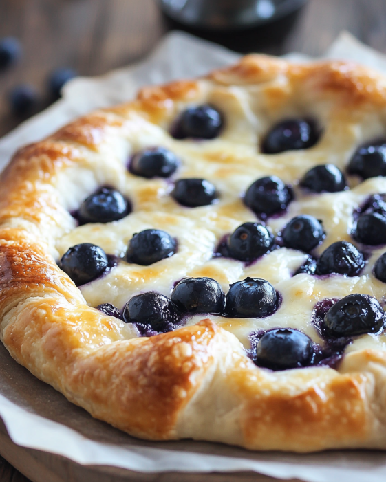 Blueberry Fluffy Cottage Cheese Cloud Bread