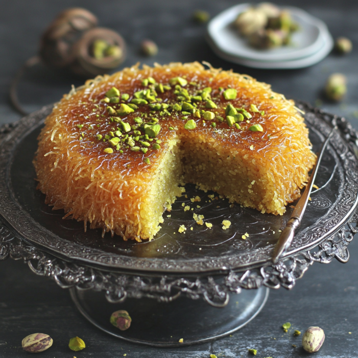 Kunafa: A Middle Eastern Cheese Pastry Delight
