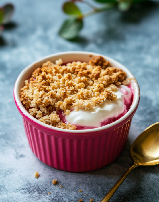 Rhubarb Crumble