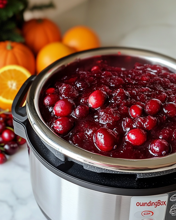 Instant Pot Cranberry Sauce