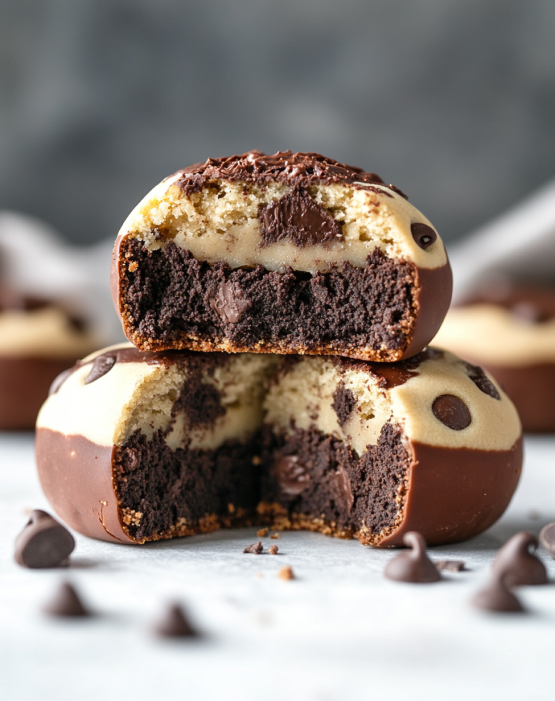 Choco Cheesecake Cookie Bites